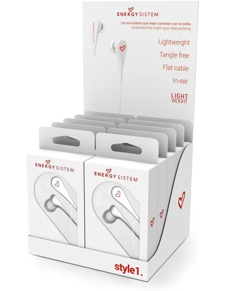 Energy Sistem Style 1 Auriculares Blancos