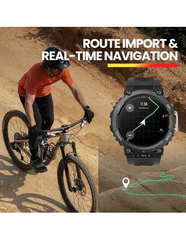 Amazfit W2170OV6N T-Rex 2 Smartwatch Negro