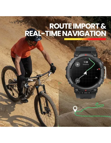 Amazfit W2170OV6N T-Rex 2 Smartwatch Negro