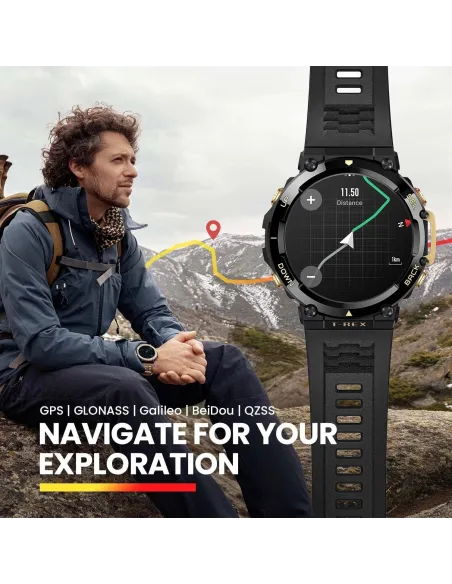 Amazfit W2170OV6N T-Rex 2 Smartwatch Negro