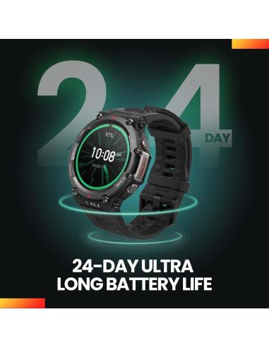 Amazfit W2170OV6N T-Rex 2 Smartwatch Negro