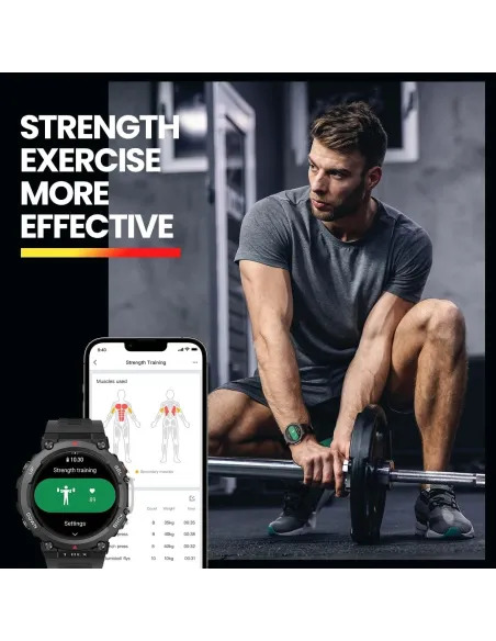 Amazfit T-Rex 2 Reloj Smartwatch Verde