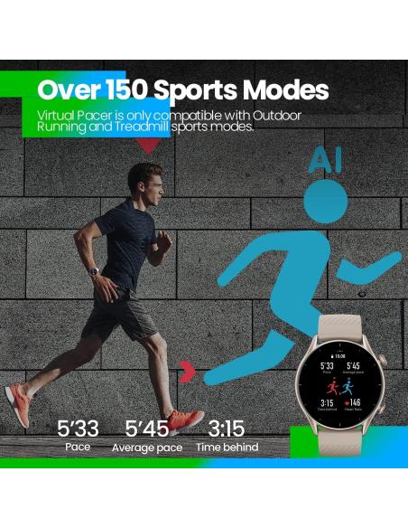 Amazfit GTR 3 Reloj Smartwatch Negro