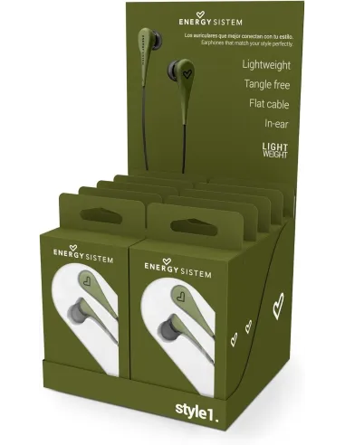 Energy Sistem Style 1 Auriculares Verdes