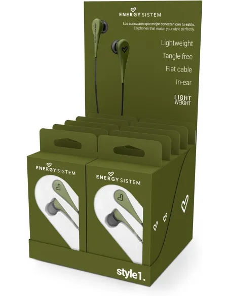 Energy Sistem Style 1 Auriculares Verdes