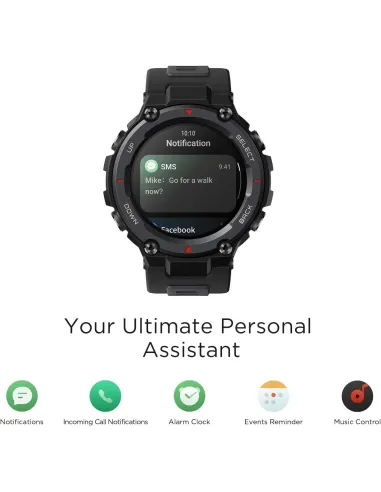 Amazfit T-Rex Pro Reloj Smartwatch Azul Acero