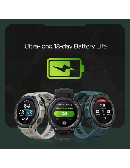 Amazfit T-Rex Pro Reloj Smartwatch Gris Desierto