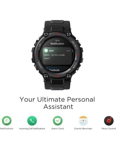 Amazfit T-Rex Pro Reloj Smartwatch Gris Desierto