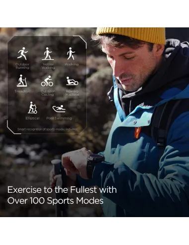 Amazfit T-Rex Pro Reloj Smartwatch Negro