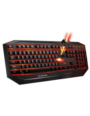 Hiditec PAC010010 GK200 Teclado Gaming Retroiluminado + Raton Esus