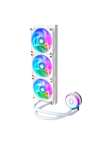 Cooler Master MasterLiquid PL360 Flux Kit de Refrigeración Liquida Blanco
