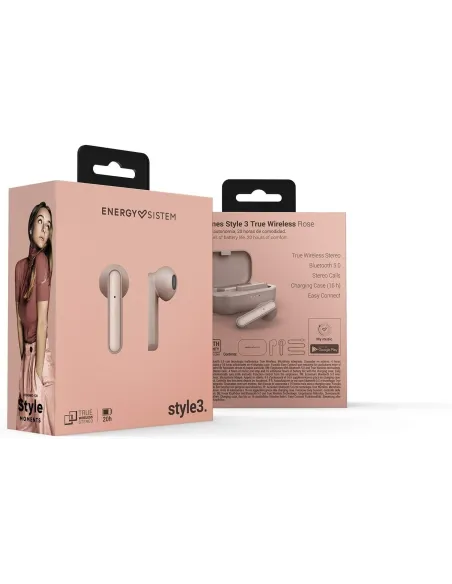 Energy Sistem Style 3 Auriculares Bluetooth True Wireless Rose