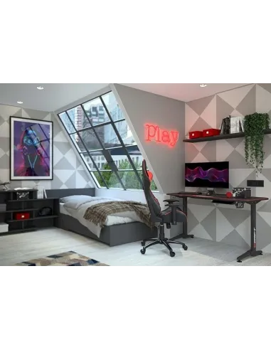 Drift DRDZ200 Mesa Gaming Negra/Roja