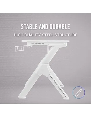 Mars Gaming MGDW Mesa Gaming Blanca