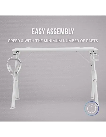 Mars Gaming MGDW Mesa Gaming Blanca