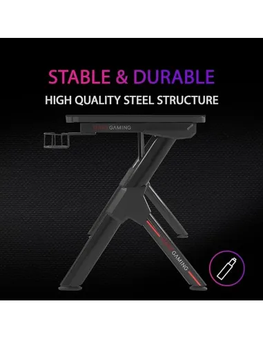Mars Gaming MGDXL Mesa Gaming Ergonómica Negra