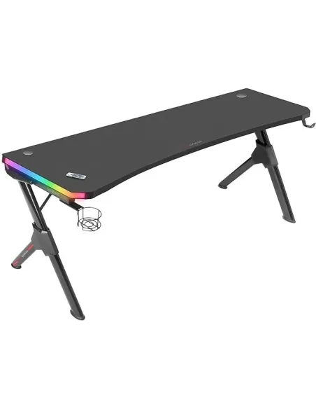 Mars Gaming MGDXL RGB Mesa Gaming Ergonómica Negra