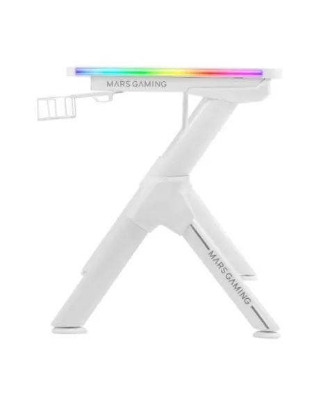 Mars Gaming MGDXLRGBW Mesa Gaming Ergonómica Blanca