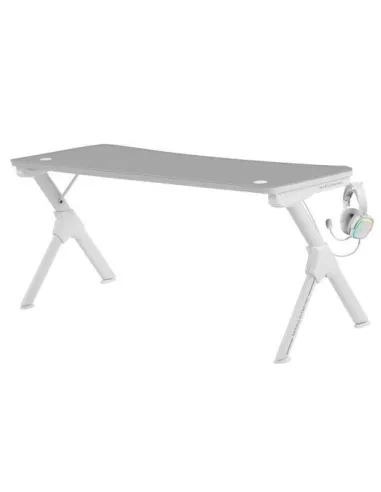 Mars Gaming MGDXLW Mesa Gaming Ergonómica Blanca