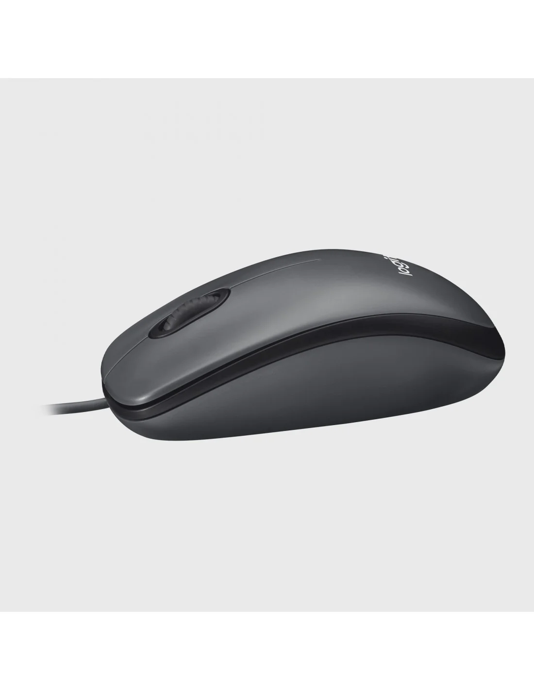 Logitech M100 Ratón Óptico Ambidiestro 1000DPI Negro