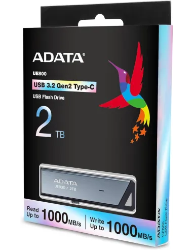 Adata Elite UE800 2TB USB-C Plata