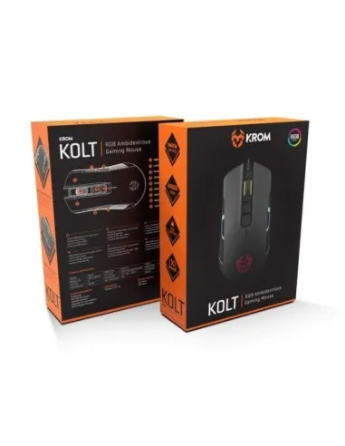 Krom NXKROMKLT Ratón Gaming RGB 4000DPI