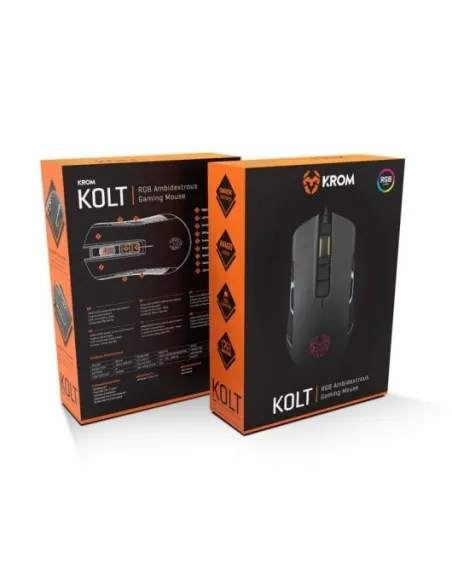 Krom NXKROMKLT Ratón Gaming RGB 4000DPI