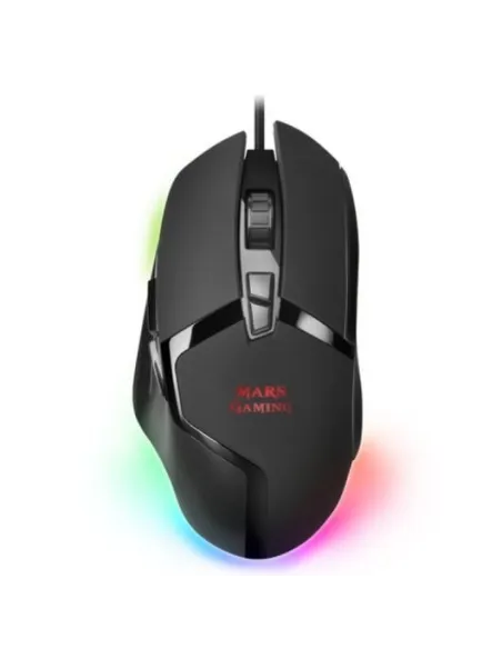 Mars Gaming MMGX Ratón Gaming 10000DPI RGB Negro