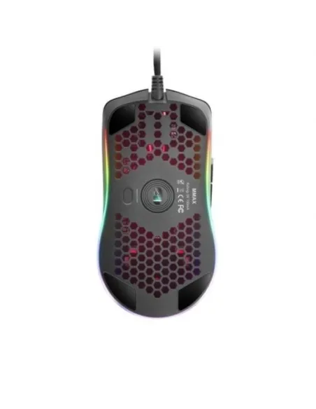 Mars Gaming MMAX Ratón Gaming 12400DPI Negro