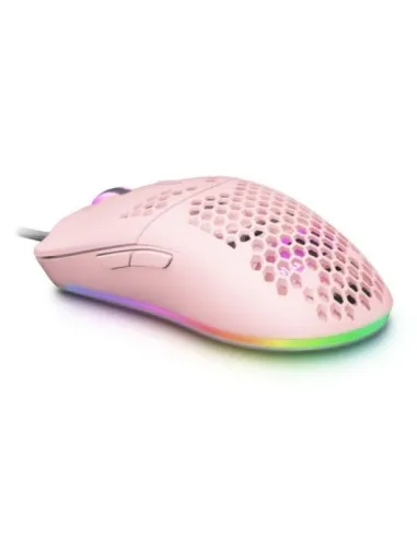 Mars Gaming MMAXP Ratón Gaming 12400DPI Rosa
