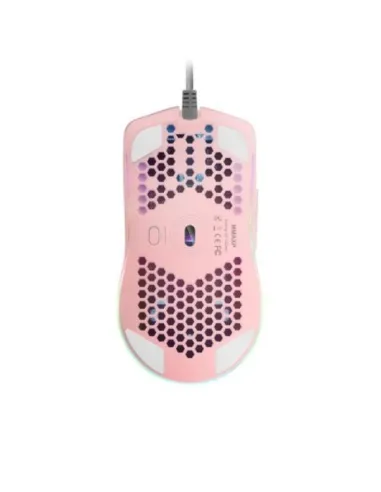 Mars Gaming MMAXP Ratón Gaming 12400DPI Rosa