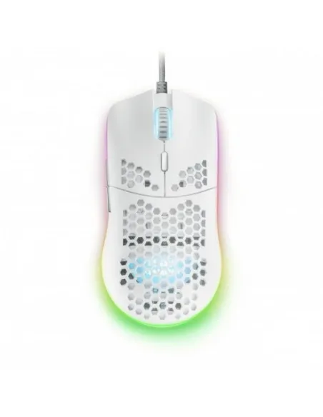 Mars Gaming MMAX Ratón Gaming RGB 12400DPI Blanco