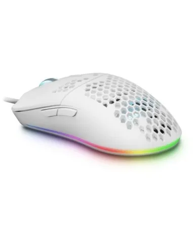 Mars Gaming MMAX Ratón Gaming RGB 12400DPI Blanco