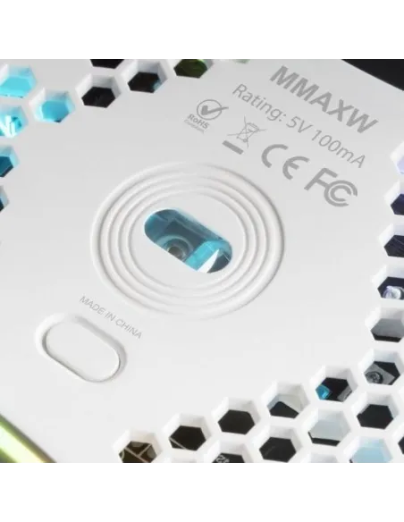 Mars Gaming MMAX Ratón Gaming RGB 12400DPI Blanco