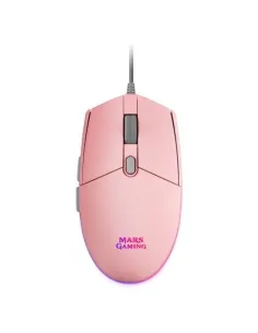 Mars Gaming MMG Ratón Gaming RGB 3200 DPI Rosa