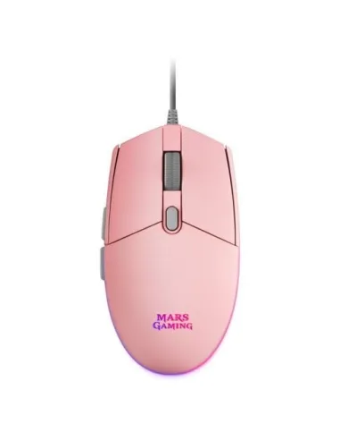 Mars Gaming MMG Ratón Gaming RGB 3200 DPI Rosa