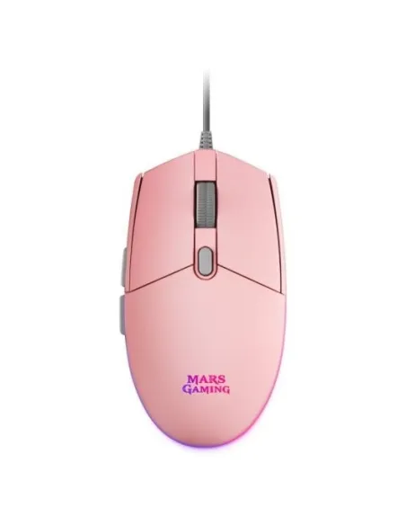 Mars Gaming MMG Ratón Gaming RGB 3200 DPI Rosa