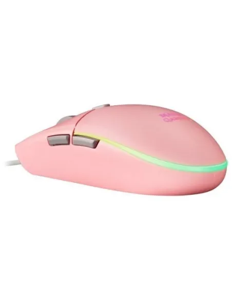 Mars Gaming MMG Ratón Gaming RGB 3200 DPI Rosa