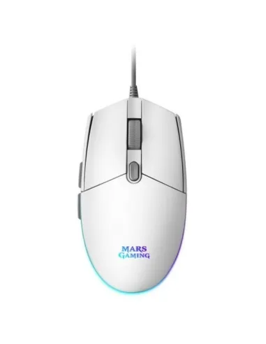 Mars Gaming MMG Ratón Gaming RGB 3200 DPI Blanco