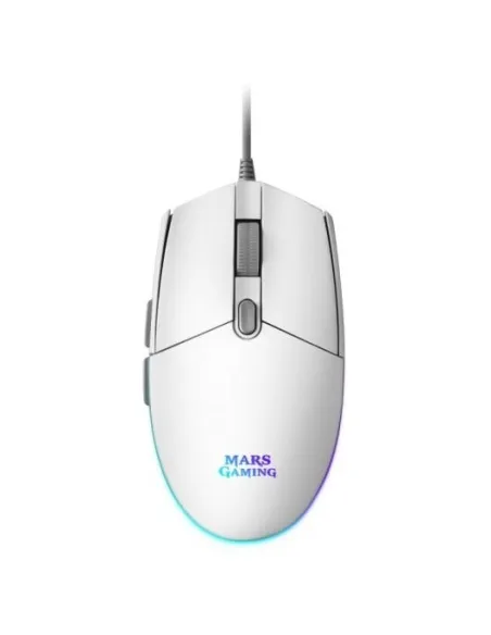 Mars Gaming MMG Ratón Gaming RGB 3200 DPI Blanco