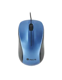 NGS Wired Crew Ratón Óptico 1200DPI Azul