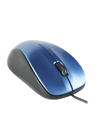 NGS Wired Crew Ratón Óptico 1200DPI Azul