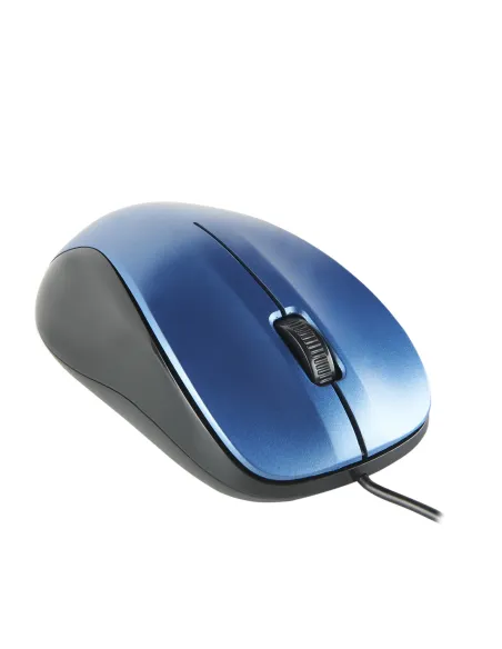 NGS Wired Crew Ratón Óptico 1200DPI Azul