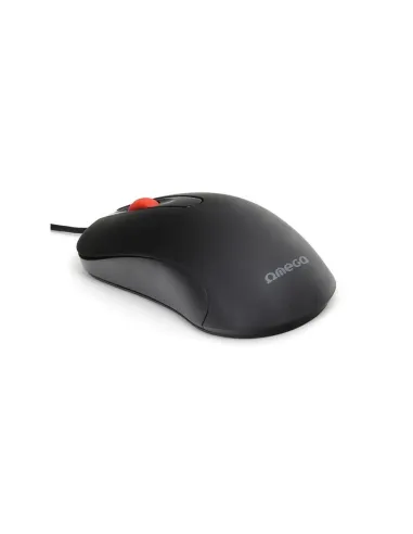 Omega OM0520 Ratón XL Óptico USB 1000DPI Negro