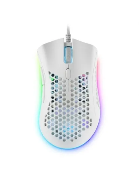 Mars Gaming MMEX Ratón Gaming RGB 32000DPI Blanco