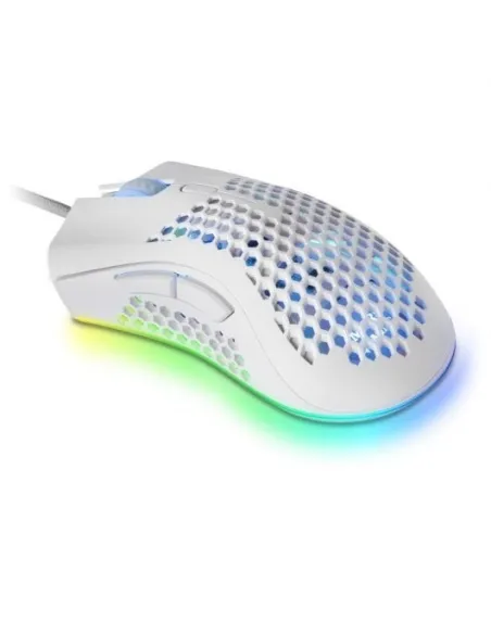 Mars Gaming MMEX Ratón Gaming RGB 32000DPI Blanco