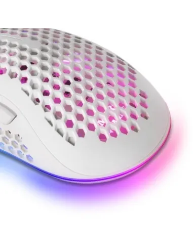 Mars Gaming MMEX Ratón Gaming RGB 32000DPI Blanco