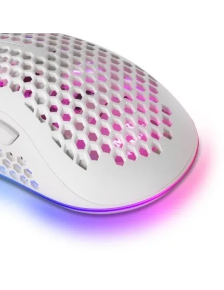 Mars Gaming MMEX Ratón Gaming RGB 32000DPI Blanco
