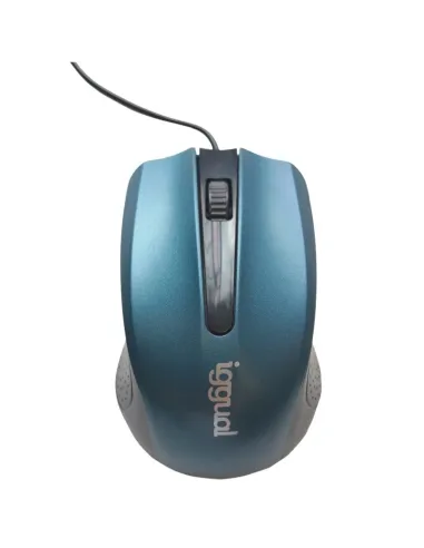 iggual IGG317549 Com-Ergonomic-RL Ratón Óptico 800DPI Azul