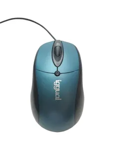 iggual IGG317532 Com-Ergonomic XL 800DPI Ratón Óptico Azul